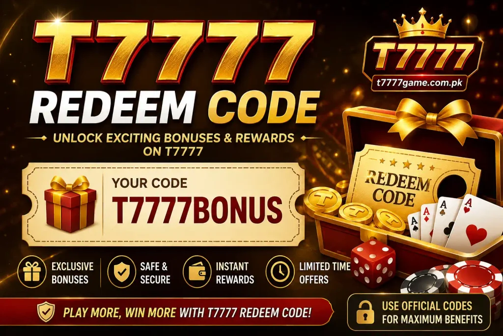 T7777 Redeem Code