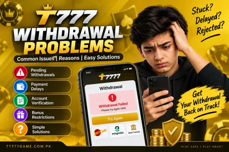 T7777 Withdrawal Problems